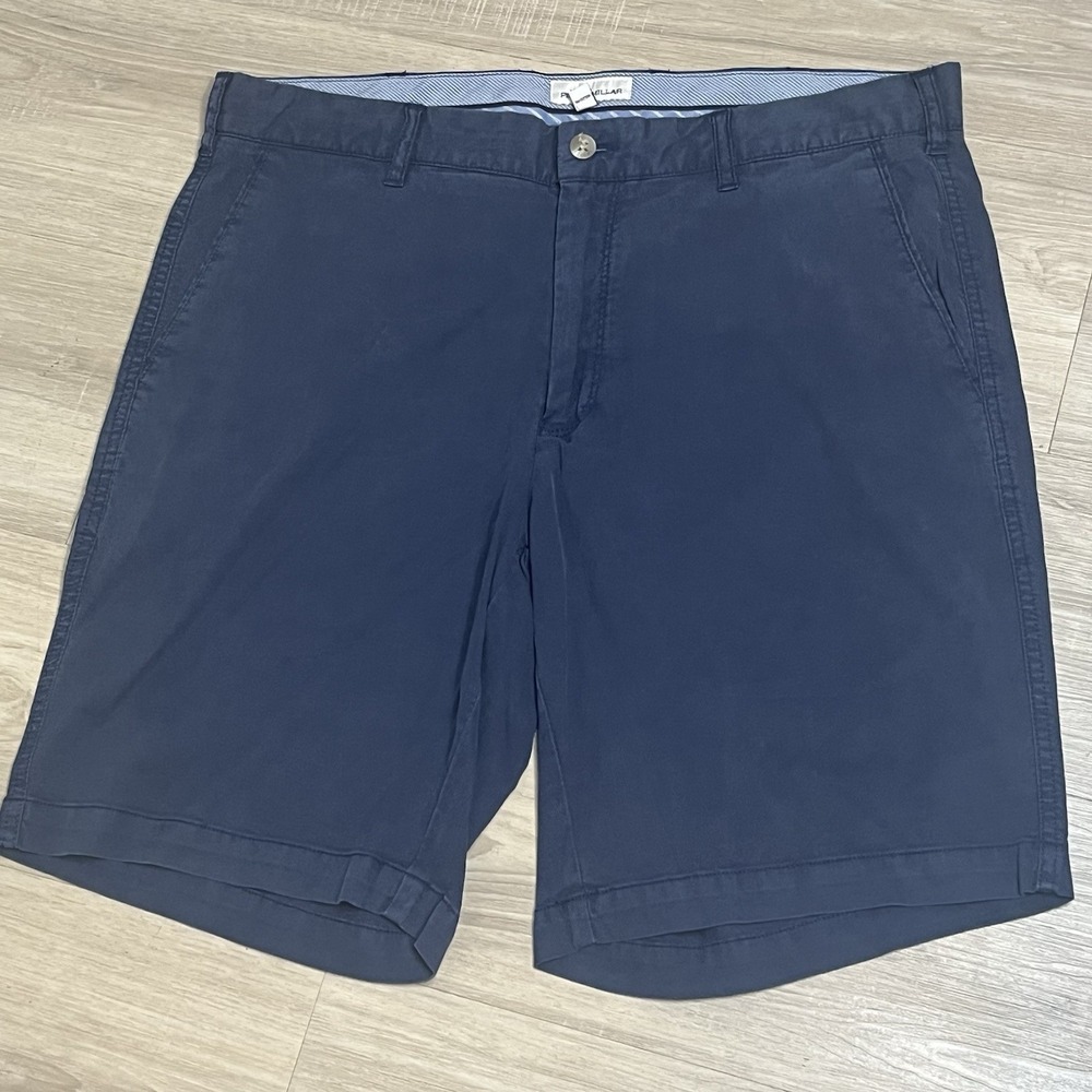 Peter Millar Crown Crafted Shorts‎ Mens 34 Blue Geometric Golf Stretch Preppy